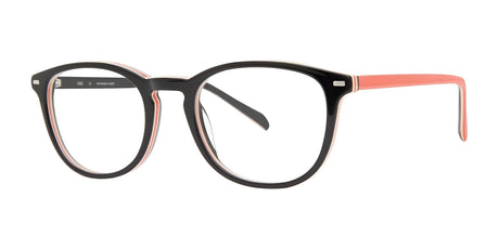 OGI GOOD GRIEF Eyeglasses Black Wood / Neon Orange