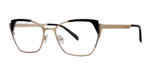 OGI GOSH Eyeglasses / Size 53 / Black And Gold