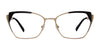 OGI GOSH Eyeglasses | Size 53 / Black And Gold