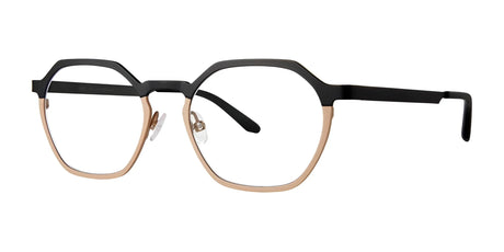 OGI GREAT LAKES Eyeglasses Black Tan Split