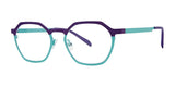 OGI GREAT LAKES Eyeglasses Purple Aqua