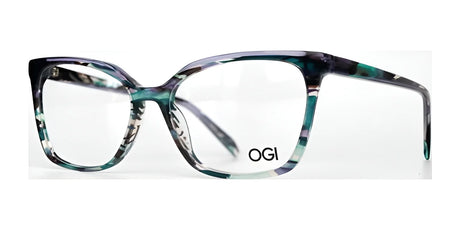 OGI HAPPY TO HELP Eyeglasses Jade Violet Horn