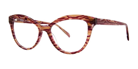 OGI HOT DISH Eyeglasses Violet Lines