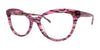 OGI HOT DISH Eyeglasses | Size 54 / Violet Lines