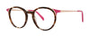 OGI Hugs Eyeglasses / Brown Horn / Berry / Rose Gold / Size 46