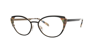 OGI I AM FINE Eyeglasses Black Confetti Tortoise