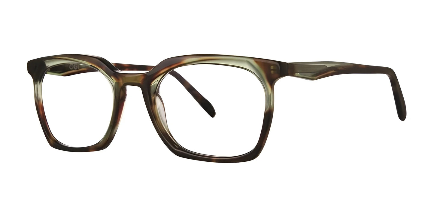 OGI ICE RINK Eyeglasses Olive Tortoise