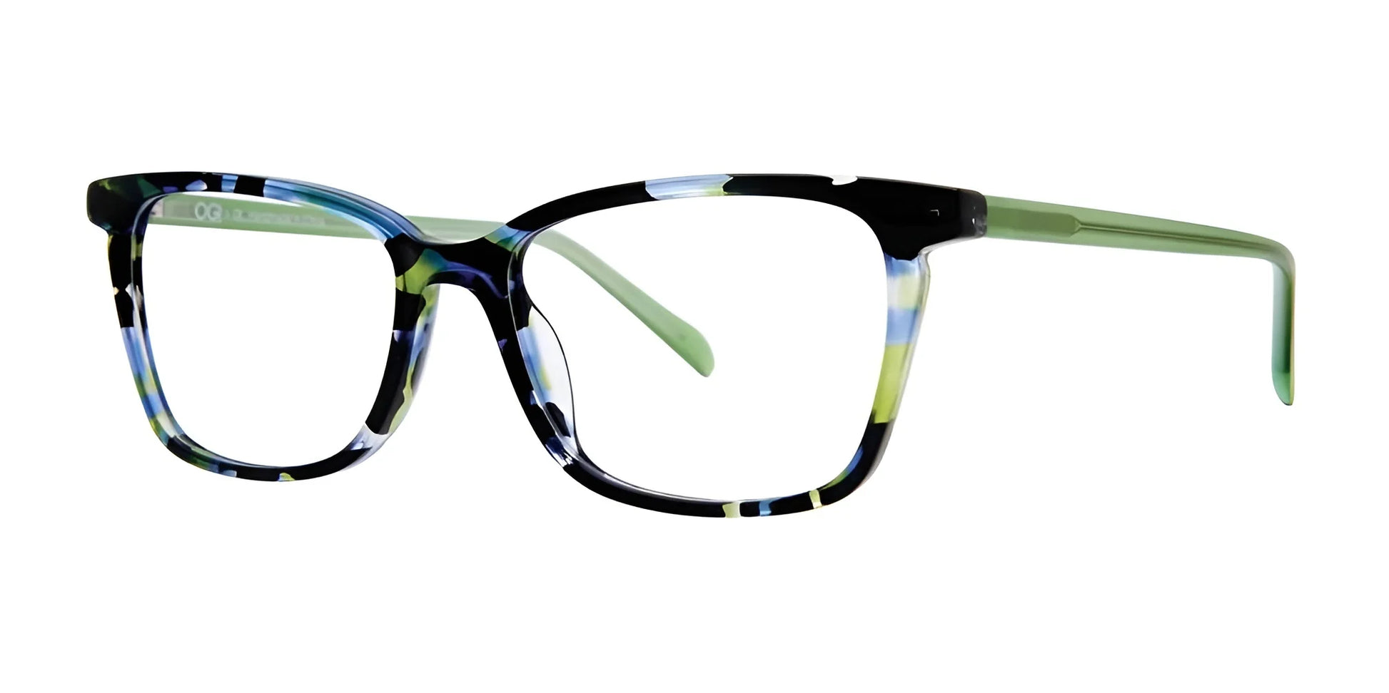 OGI Kids OH Eyeglasses Blueberry Lime Tortoise