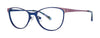 OGI Kids Ok107 Eyeglasses / Midnight Blue / Orchid / Size 47
