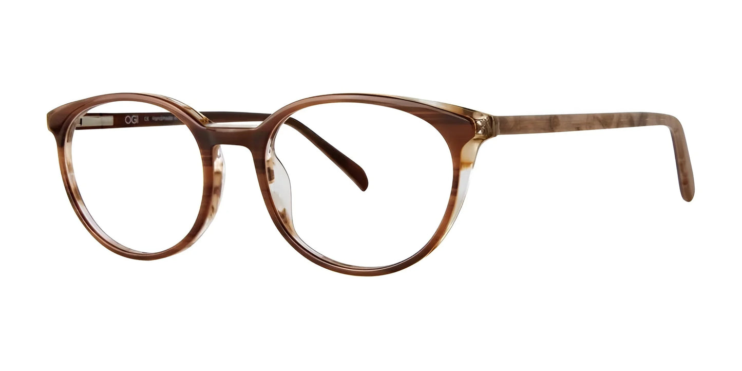 OGI Kids TILT-A-WHIRL Eyeglasses Walnut Crunch Tortoise
