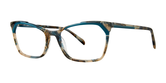 OGI KINDA SPENDY Eyeglasses | Size 53 / Teal Stripe