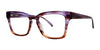 OGI KITTY WAMPUS Eyeglasses | Size 52 / Purple Brown Demi