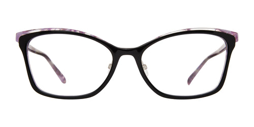 OGI LADY SLIPPER Eyeglasses / Size 56 / Black Iris Festival