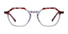 OGI LAKE SUPERIOR Eyeglasses | Size 49 / Black Tan Split