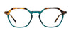 OGI LAKE SUPERIOR Eyeglasses | Size 49 / Black Tan Split