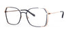 Red Rose LECCO Eyeglasses | Size 53 / Navy Rose Gold