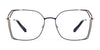 Red Rose LECCO Eyeglasses | Size 53 / Black Gold
