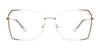Red Rose LECCO Eyeglasses | Size 53 / Black Gold