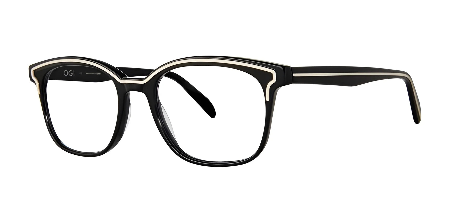 OGI LOLLIGAGGER Eyeglasses Black / Bone