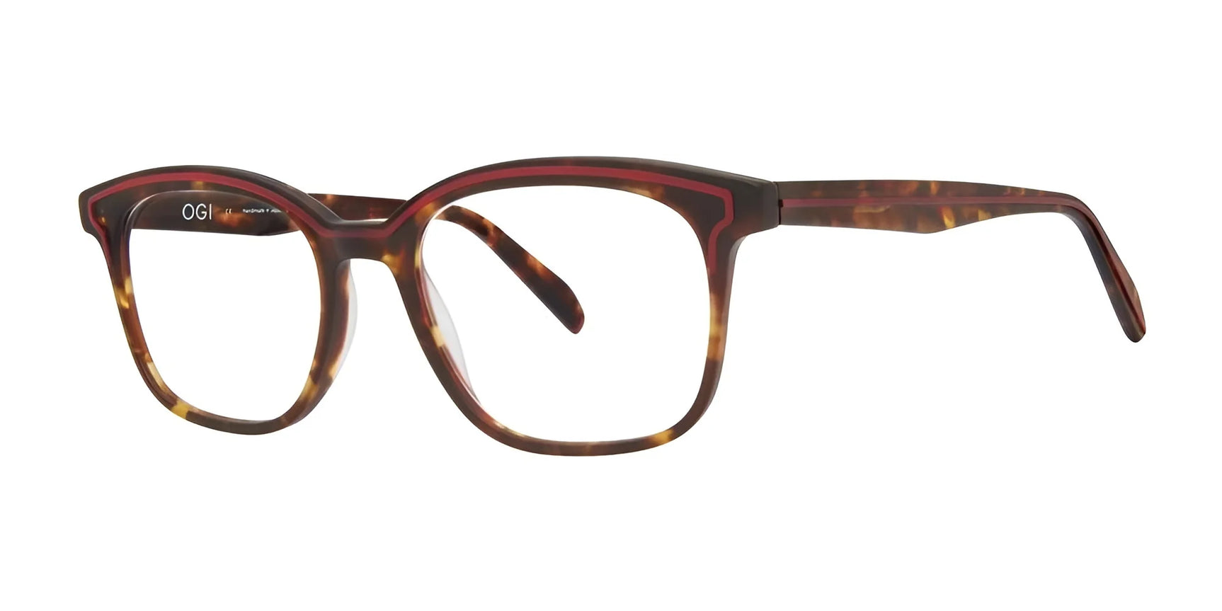 OGI LOLLIGAGGER Eyeglasses Red Tortoise