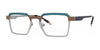 OGI MANY THANKS Eyeglasses | Size 50 / Teal Brown Hues