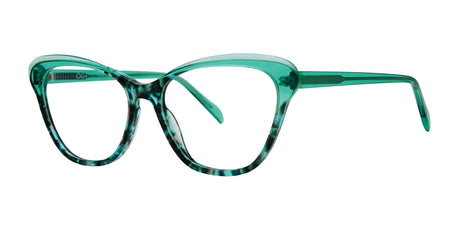 OGI MOA Eyeglasses Emerald Teal Tortoise