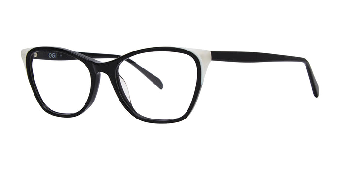 OGI MUAH Eyeglasses | Size 53 / Black And White Ivory