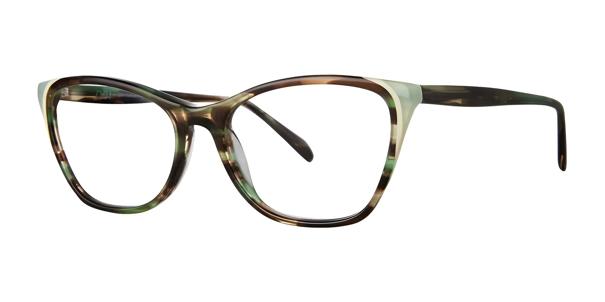 OGI MUAH Eyeglasses Mint Horn