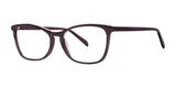 OGI NEED A PUSH Eyeglasses Raspberry Truffle Horn