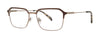 OGI New Hope Eyeglasses / Maroon / Bronze / Size 53
