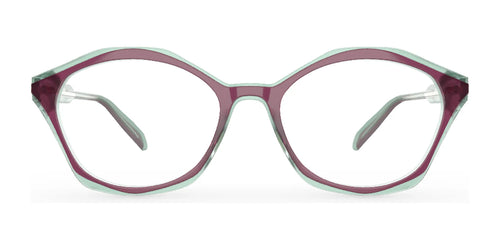 OGI NORTH STAR Eyeglasses / Size 53 / Amethyst Mint Crystal
