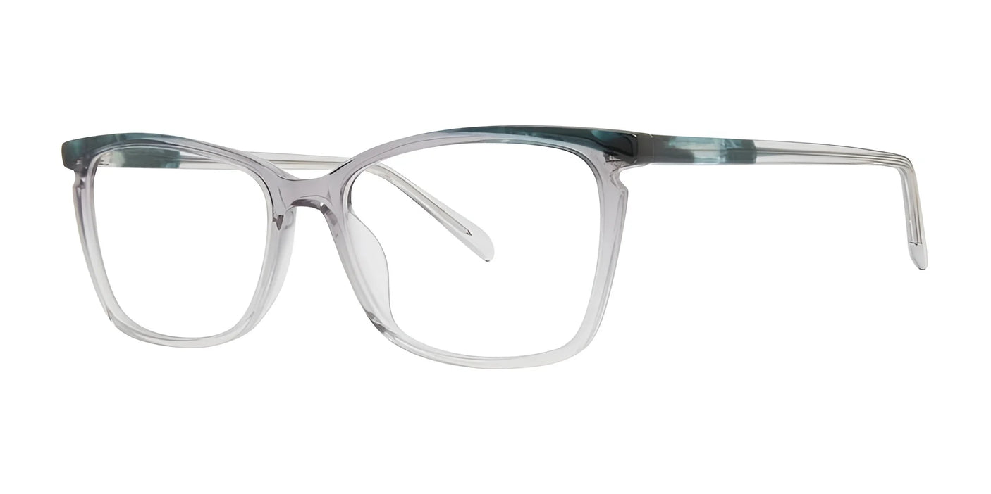 OGI OH FOR CUTE Eyeglasses Emerald Grey Fade