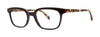 OGI Ope Eyeglasses / Walnut Tortoise / Burgundy / Size 52