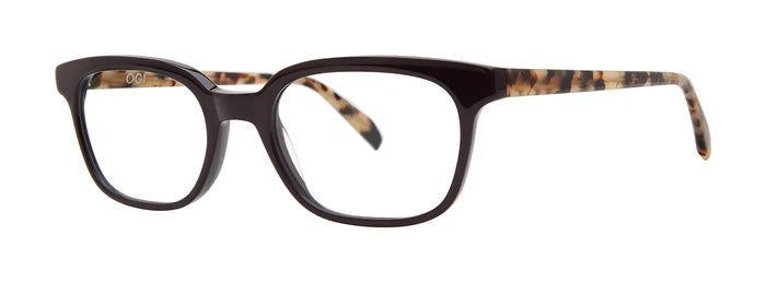 OGI Ope Eyeglasses / Walnut Tortoise / Burgundy / Size 52