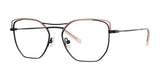 Red Rose ORTONA Eyeglasses Black Coral