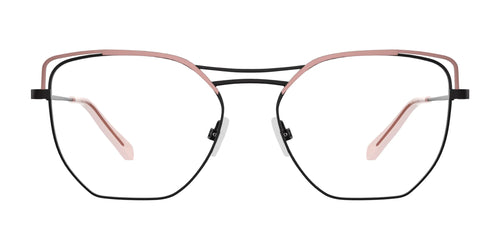 Red Rose ORTONA Eyeglasses / Size 53 / Black Coral