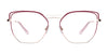 Red Rose ORTONA Eyeglasses | Size 53 / Black Coral