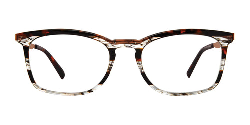 OGI OUT OF STATE Eyeglasses / Size 53 / Copper Stripe
