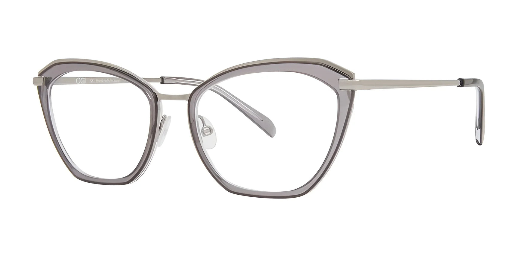 OGI PIECE OF PIE Eyeglasses Dark Grey Crystal / Gunmetal