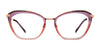 OGI PIECE OF PIE Eyeglasses | Size 53 / Emerald/Rose Gold