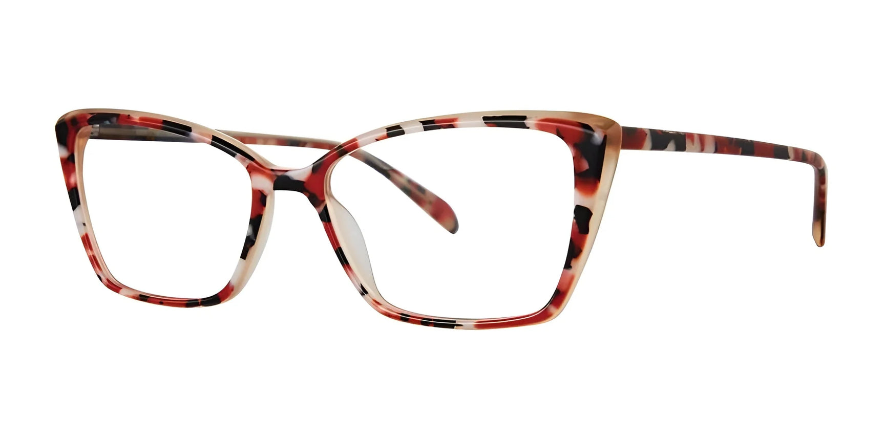 OGI POLAR VORTEX Eyeglasses Red Cream Tortoise