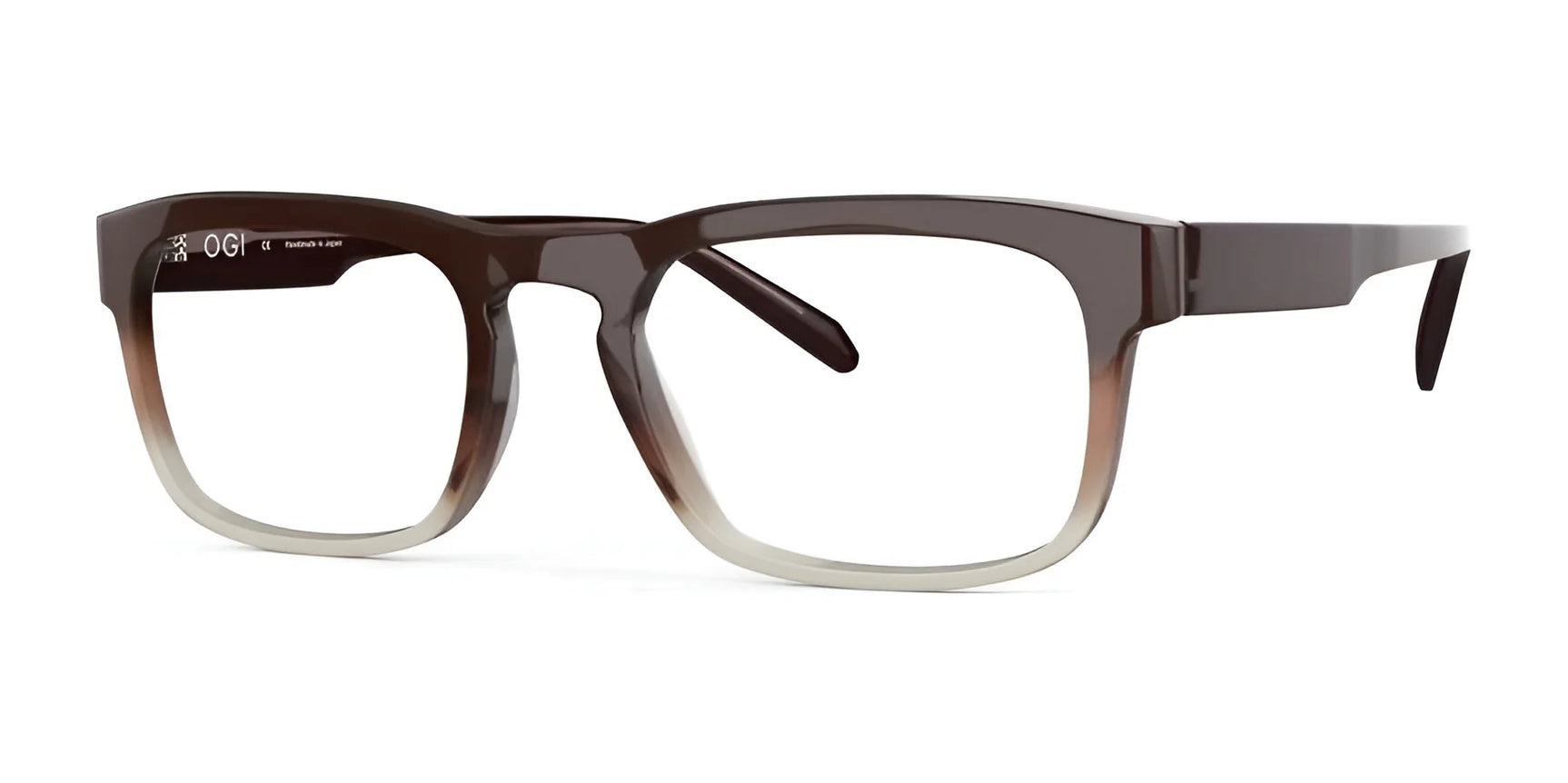 OGI REMOTE START Eyeglasses Brown Gold Fade