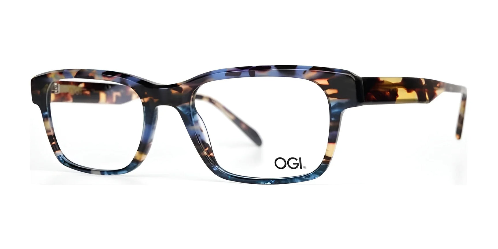 OGI RIZZ Eyeglasses Navy Tokyo Tortoise