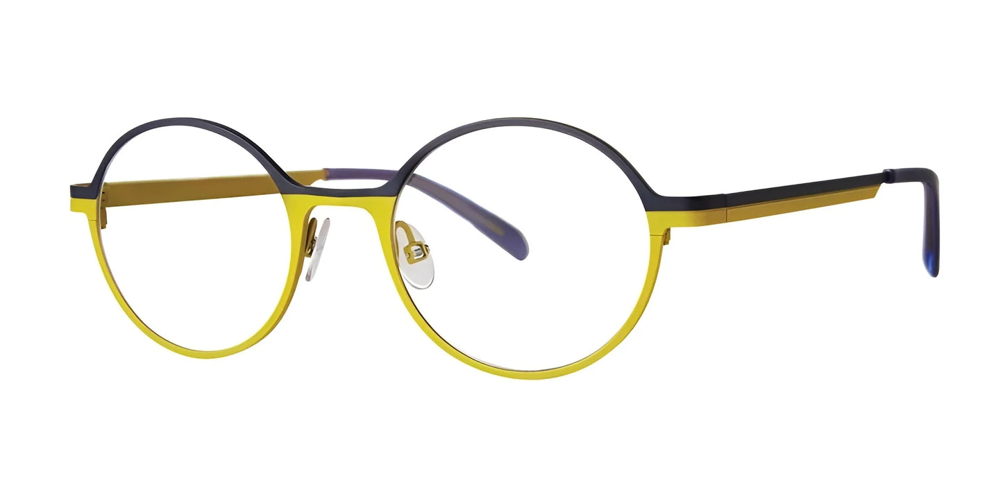 OGI ROUNDABOUT Eyeglasses Navy Yellow