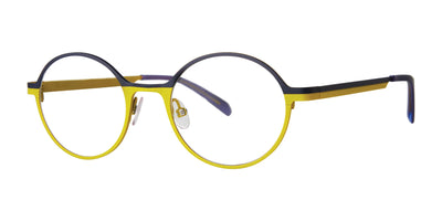 OGI ROUNDABOUT Eyeglasses Navy Yellow