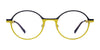 OGI ROUNDABOUT Eyeglasses | Size 46 / Navy Yellow