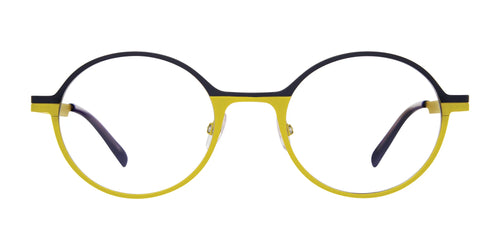 OGI ROUNDABOUT Eyeglasses / Size 46 / Navy Yellow