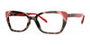 OGI SCULPTURE GARDEN Eyeglasses | Size 56 / Red Coral Tortoise
