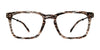 OGI SLAPSHOT Eyeglasses | Size 55 / Blue Grey Horn