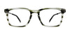 OGI SLAPSHOT Eyeglasses | Size 55 / Blue Grey Horn